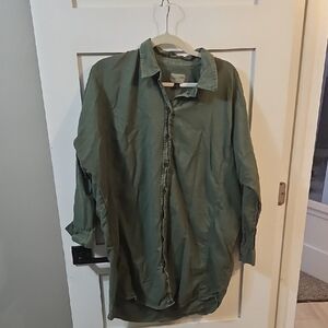 Universal Thread Green Shirt Dress